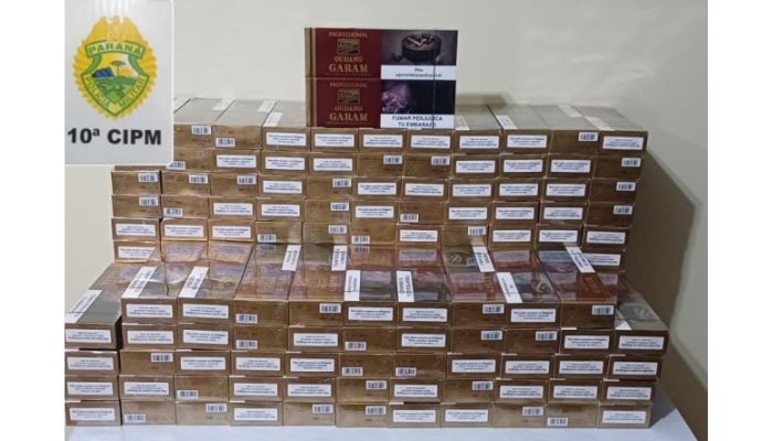 Laranjeiras - Mulher é presa com 165 maços de cigarro contrabandeados do Paraguai 